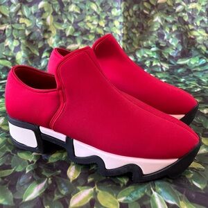 IRI NYC Wes Red Slip-On Sneakers 8